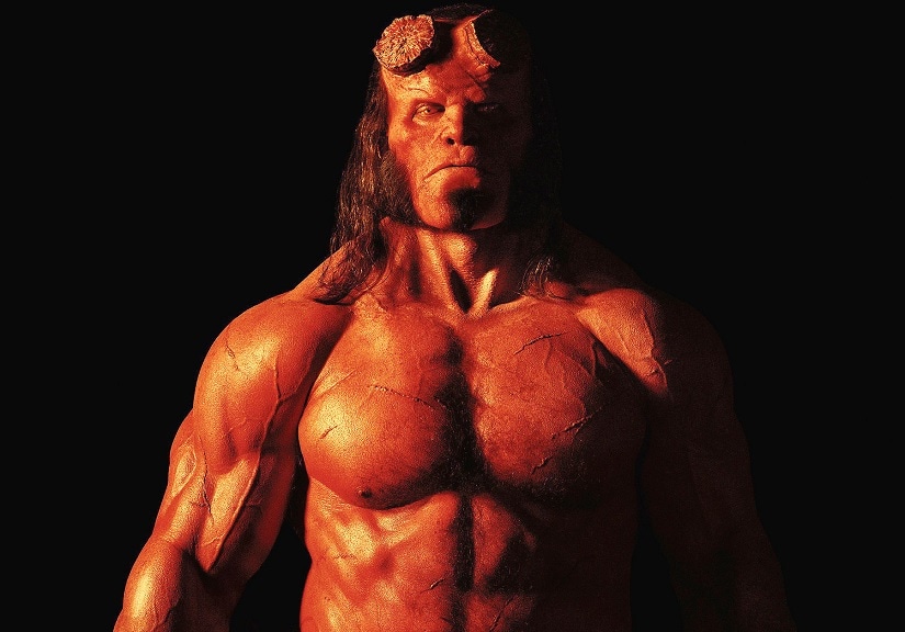 David Harbour in Hellboy: Rise of the Blood Queen promo. Image via Twitter